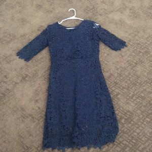 Knee length navy blue dress from Urban Coco